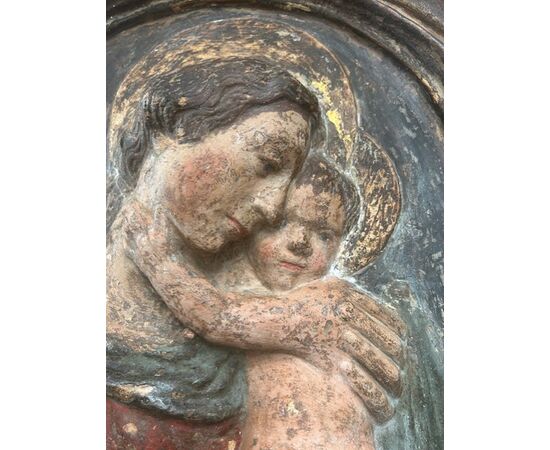 Polychrome stucco, 15th century
