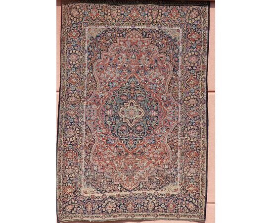 Hand-knotted Kashan Persian carpet – late 19th / early 20th
