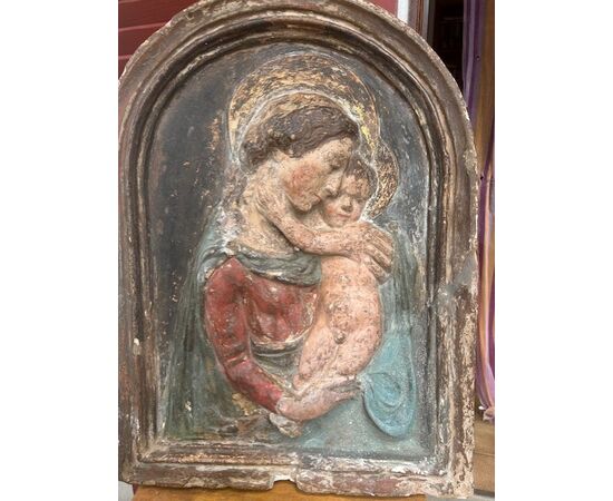 Polychrome stucco, 15th century