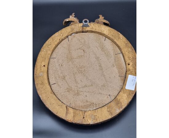 Carved and gilded oval frame – Bologna, early 18th century