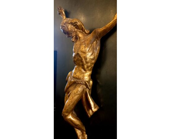 Christ in carved and gilded wood