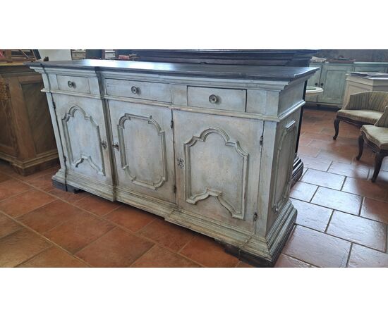 Credenza a 3 ante dipinta dell' Ottocento