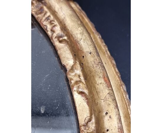 Carved and gilded oval frame – Bologna, early 18th century
