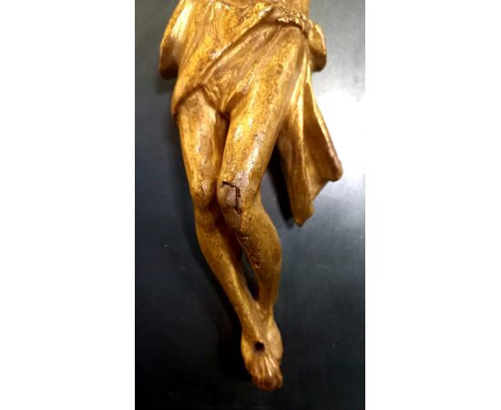 Christ in carved and gilded wood