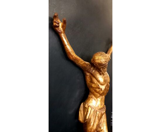 Christ in carved and gilded wood