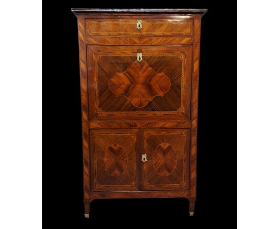 Louis XVI Secretaire - Piedmont - Late 18th Century