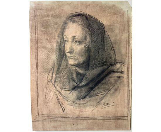 Portrait of a veiled woman