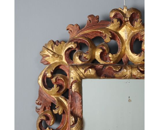 Piccola Cornice Barocca Italia XVII Secolo