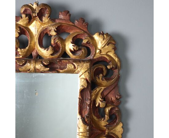 Piccola Cornice Barocca Italia XVII Secolo