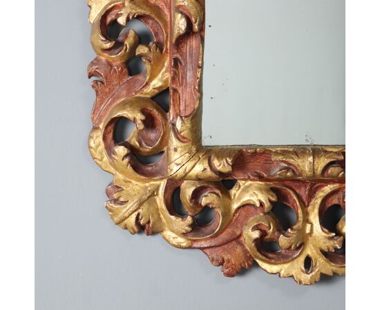 Piccola Cornice Barocca Italia XVII Secolo