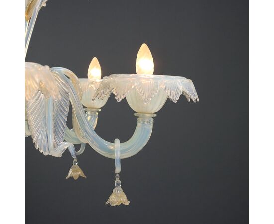 Lampadario Veneziano Murano Fine XIX Secolo
