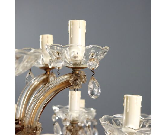 Lampadario in Stile Maria Teresa Italia Inizio XX Secolo