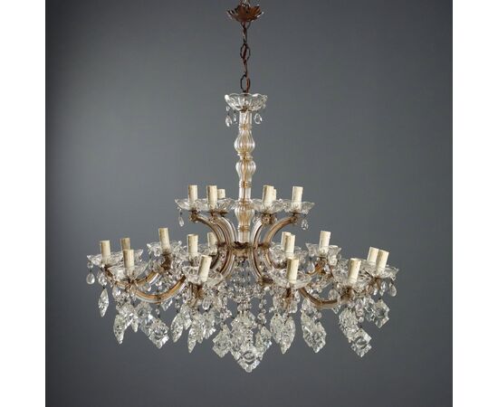 Lampadario in Stile Maria Teresa Italia Inizio XX Secolo