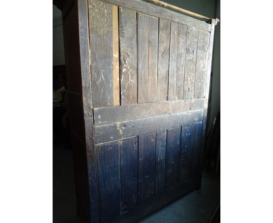 Armadio Luigi XV scolpito in rovere metà 1700 Francia