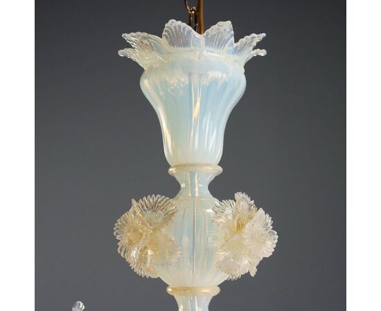 Lampadario Veneziano Murano Fine XIX Secolo