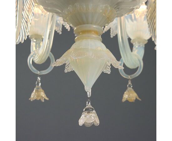 Lampadario Veneziano Murano Fine XIX Secolo