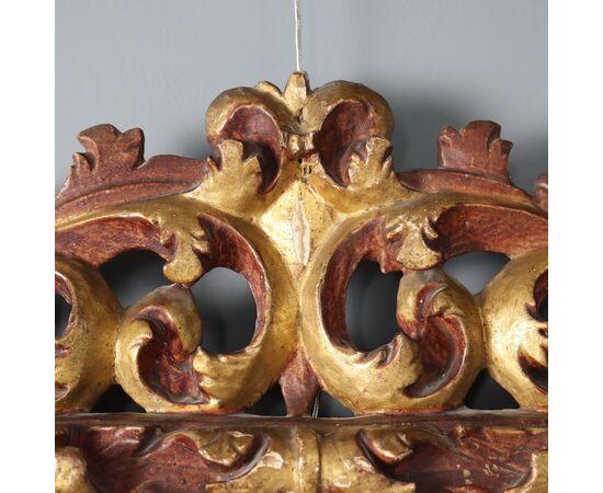 Piccola Cornice Barocca Italia XVII Secolo