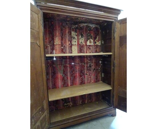 Armadio Luigi XV scolpito in rovere metà 1700 Francia