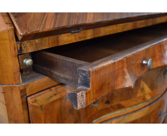 Ribalta lastronata in noce H 106 - 120x60