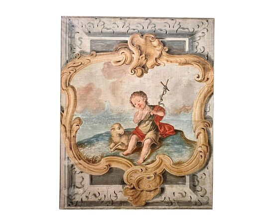 Painting depicting Saint John the Baptist as a child