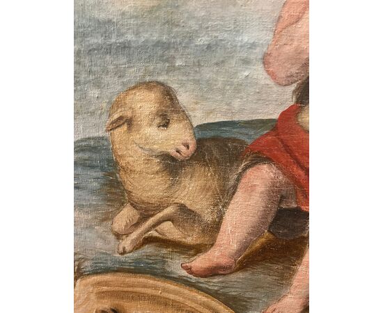 Painting depicting Saint John the Baptist as a child