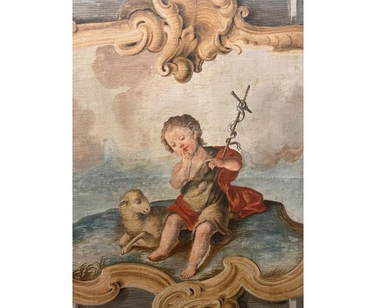 Painting depicting Saint John the Baptist as a child