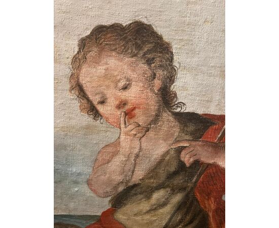 Painting depicting Saint John the Baptist as a child