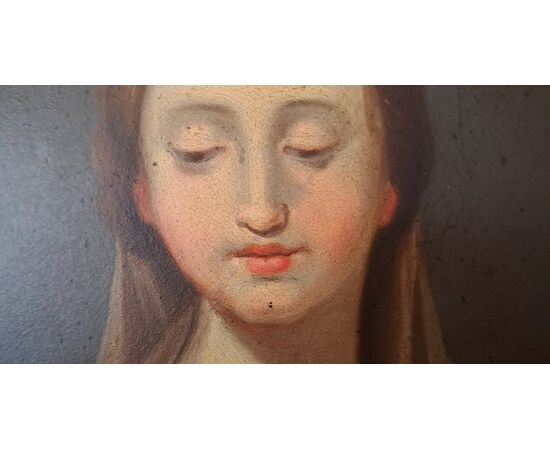 MADONNA CON BAMBINO SU RAME - ITALIA - XVIII SEC.
