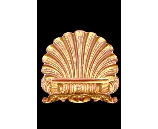 Lectern - book holder in carved wood and gold leaf.