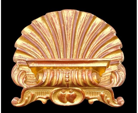 Lectern - book holder in carved wood and gold leaf.