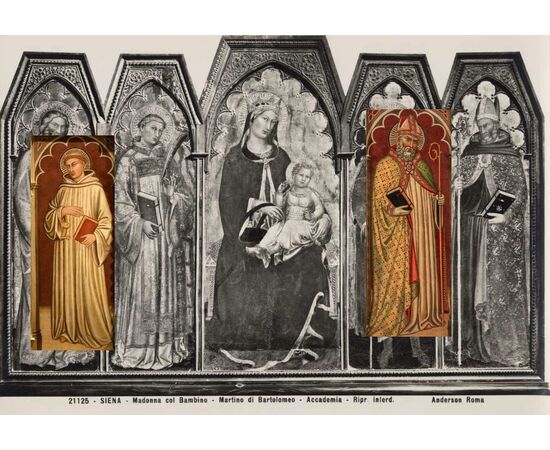Martino di Bartolomeo di Biago (Siena 1389 - 1434), SAINT ROMUALD and SAINT ALBERT