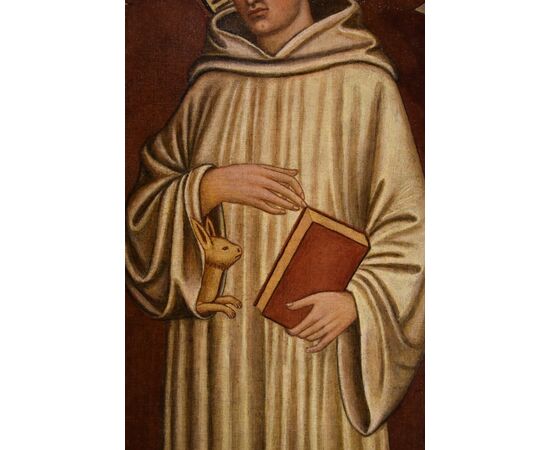 Martino di Bartolomeo di Biago (Siena 1389 - 1434), SAINT ROMUALD and SAINT ALBERT