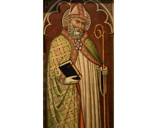 Martino di Bartolomeo di Biago (Siena 1389 - 1434), SAINT ROMUALD and SAINT ALBERT