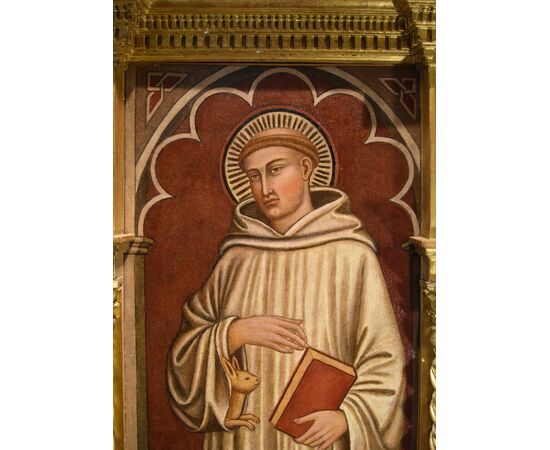 Martino di Bartolomeo di Biago (Siena 1389 - 1434), SAINT ROMUALD and SAINT ALBERT