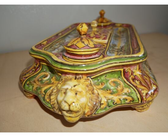 Manifattura Minghetti Bologna Calamaio in ceramica