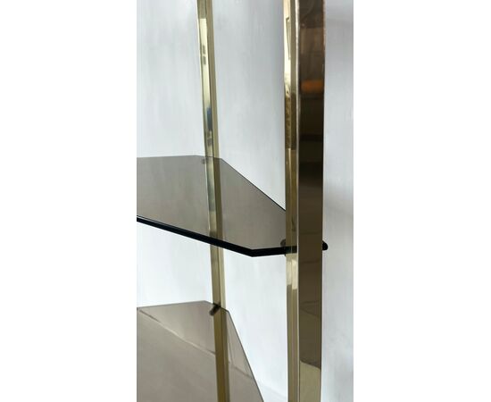 Stillglass Corner Cabinet / Bookcase - 1980