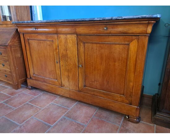 Wonderful large inlaid walnut sideboard