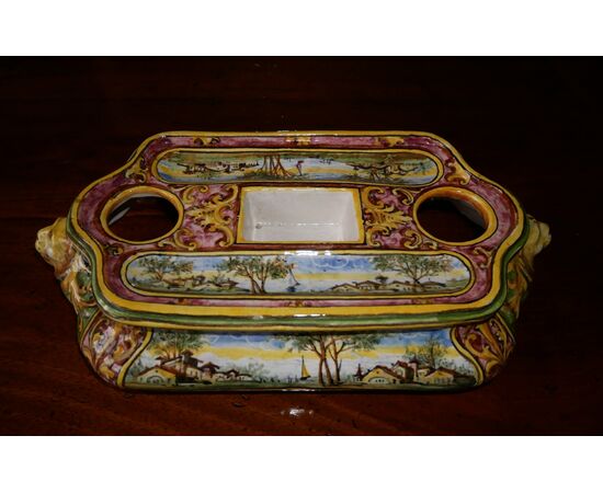 Manifattura Minghetti Bologna Calamaio in ceramica