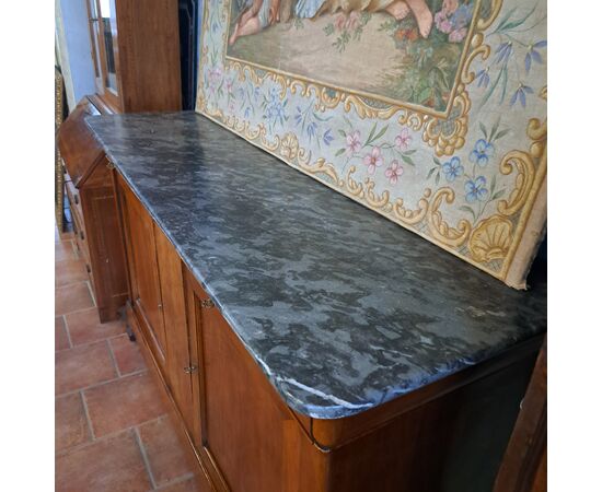Wonderful large inlaid walnut sideboard