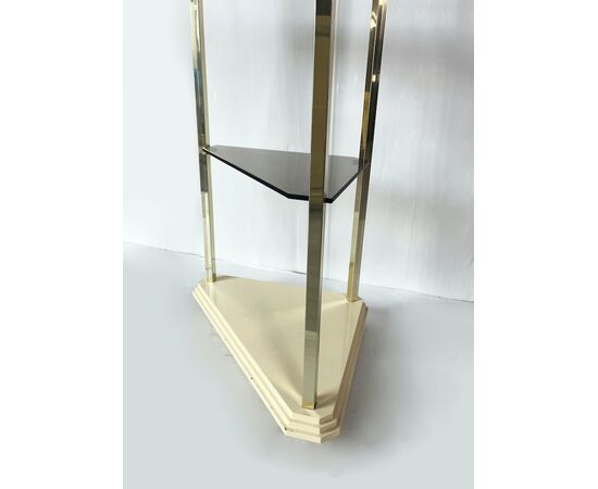 Stillglass Corner Cabinet / Bookcase - 1980