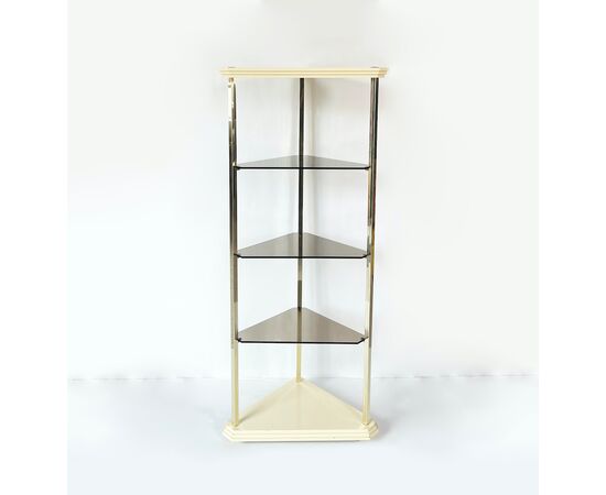 Stillglass Corner Cabinet / Bookcase - 1980