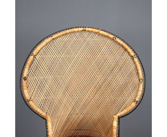 Poltrona in Rattan Italia XX Secolo