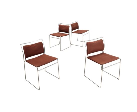 Four 'Tulu' chairs by Kazuhide Takahama, Simon Gavina production, 70s-80s