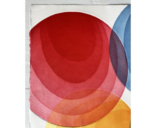 Piero Dorazio - "Europa Unita - Italia", 1991