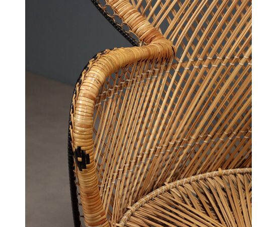 Poltrona in Rattan Italia XX Secolo