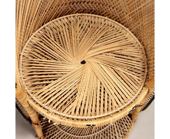 Poltrona in Rattan Italia XX Secolo