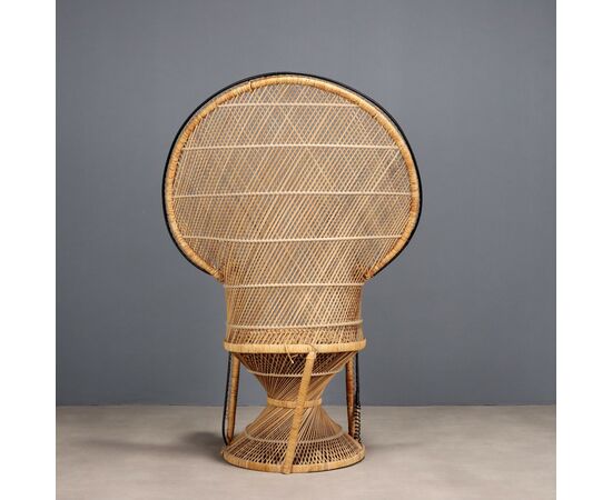 Poltrona in Rattan Italia XX Secolo