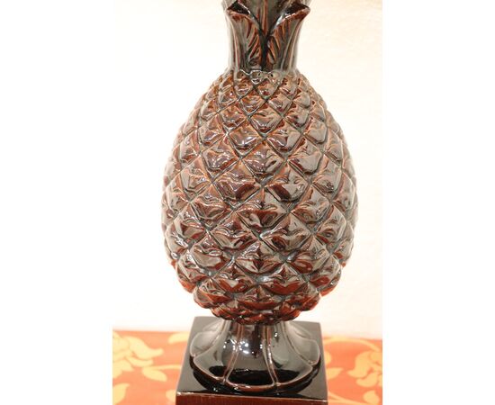 Vintage ceramic pineapple table lamp, 1970s. NEGOTIABLE PRICE