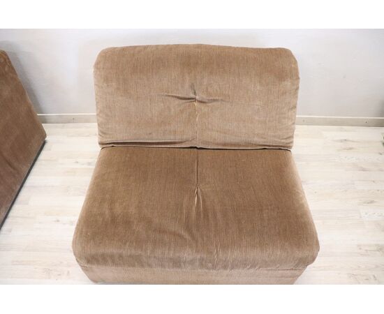 Modular velvet sofa by Busnelli, Italy, 1970s NEGOTIABLE PRICE