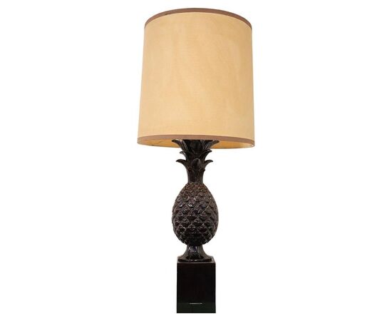 Vintage ceramic pineapple table lamp, 1970s. NEGOTIABLE PRICE